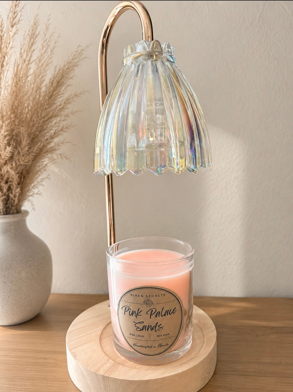 Pink Palace Sands Wickless Candle