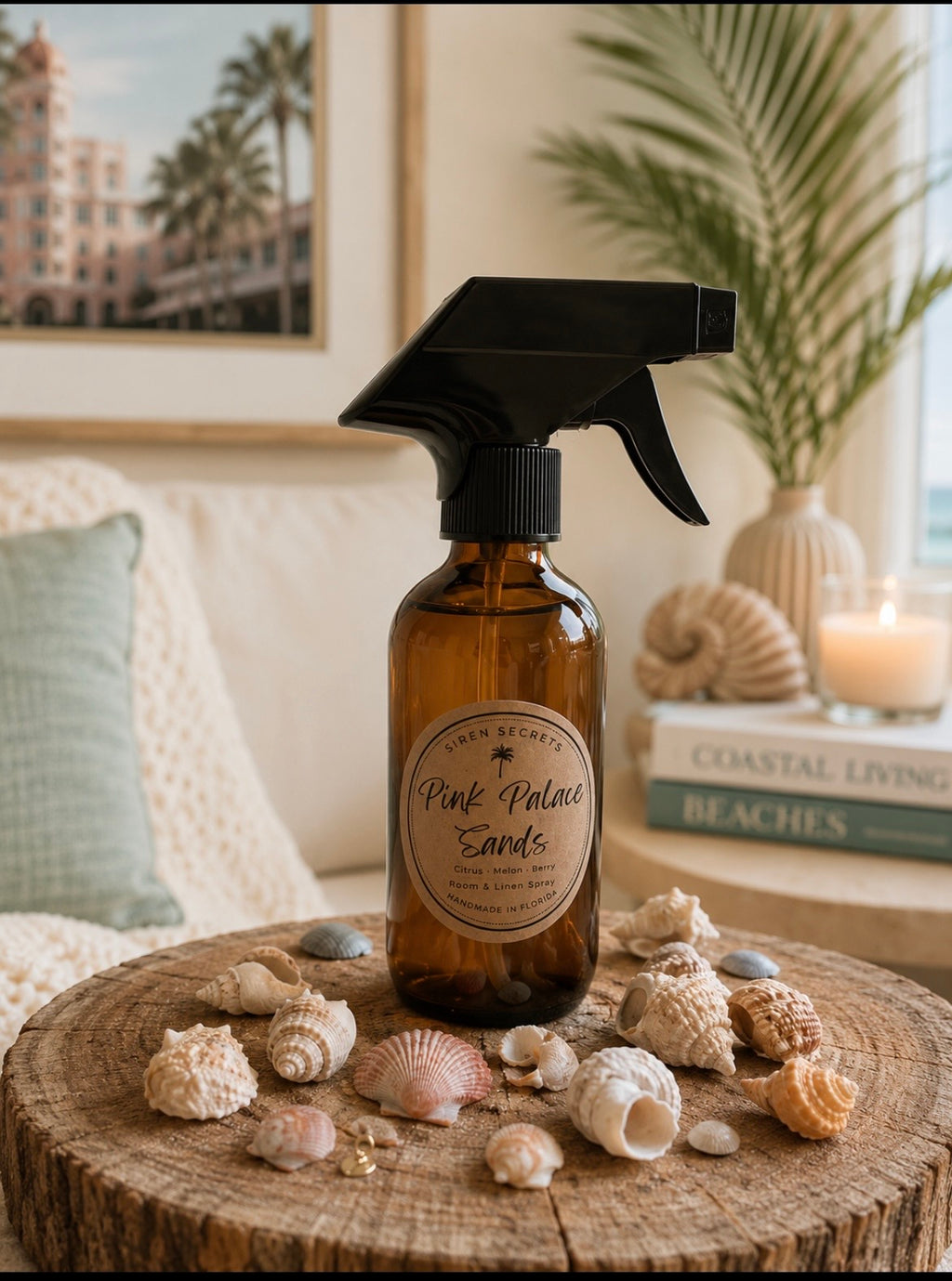 Pink Palace Sands Room + Linen Spray